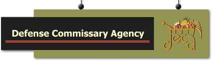 Image of the Defense Commissary Agency banner